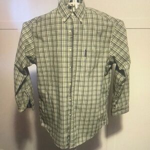 Men's Green Plaid Shirt
